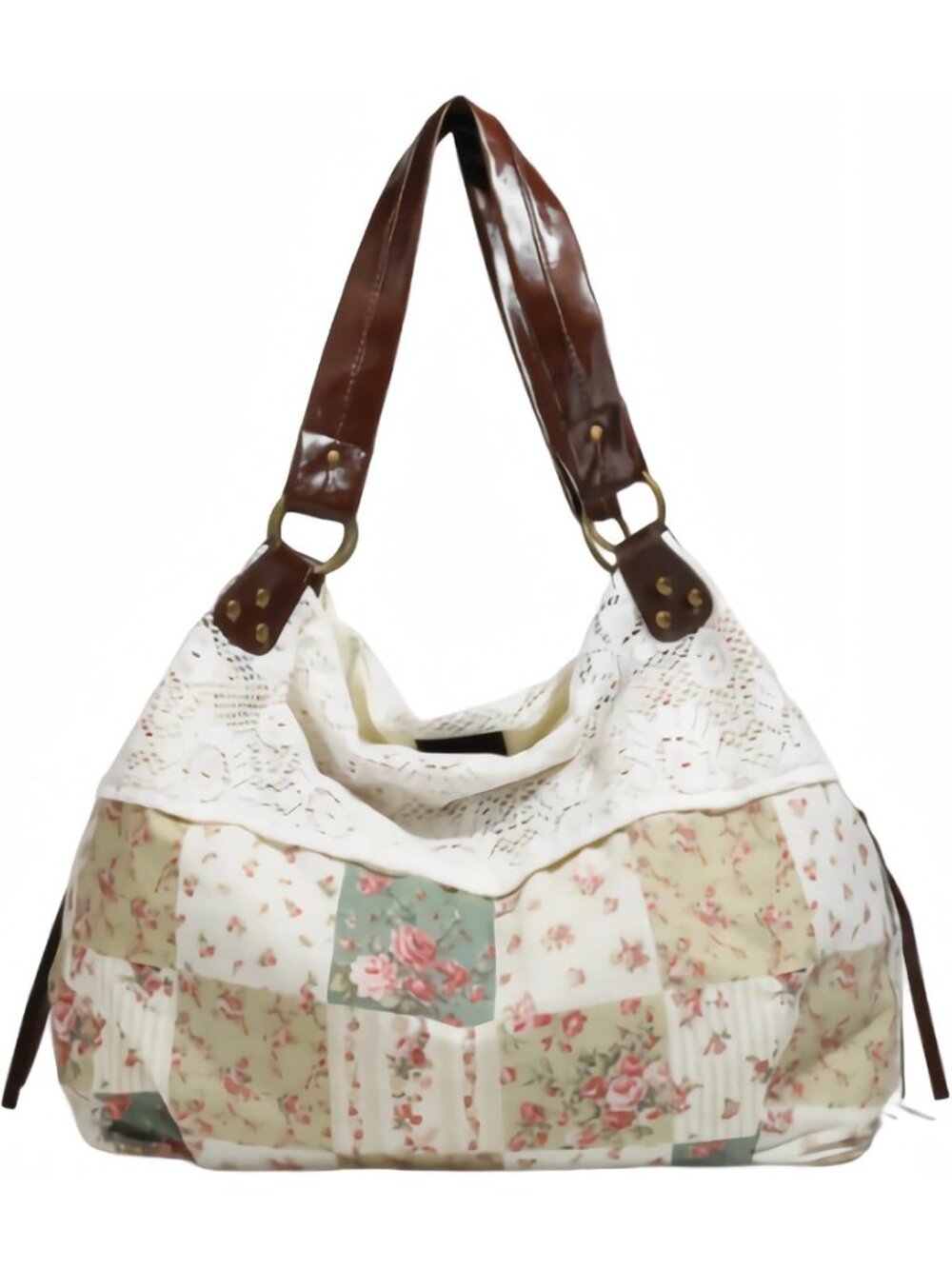 Whimsical Polka Dot Tote Bag for Women | Slouchy Hobo Shoulder Purse